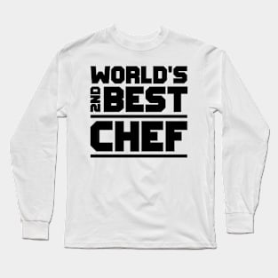 2nd best chef Long Sleeve T-Shirt